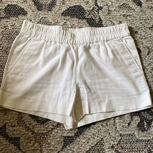 J crew white cotton shorts